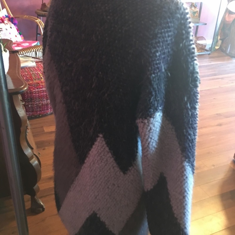 Weekend Max Mara oversized Sweater Long Sleeved Color Block Med-Lg - Picture 3 of 8